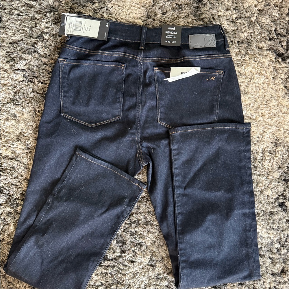 Mavi “Kendra” High-Rise Straight Leg Jeans – Size 30/30 | Brand New with Tags - Picture 5 of 5